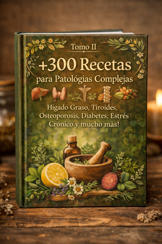 Tomo II: +300 Recetas para Patologías Complejas: Hígado Graso, Tiroides, Osteoporosis, Diabetes, Estrés Crónico y mucho más!